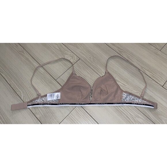 Calvin Klein QP1342O Womens Carousel Triangle Bralette Bra S Small Animal Print - Picture 5 of 7